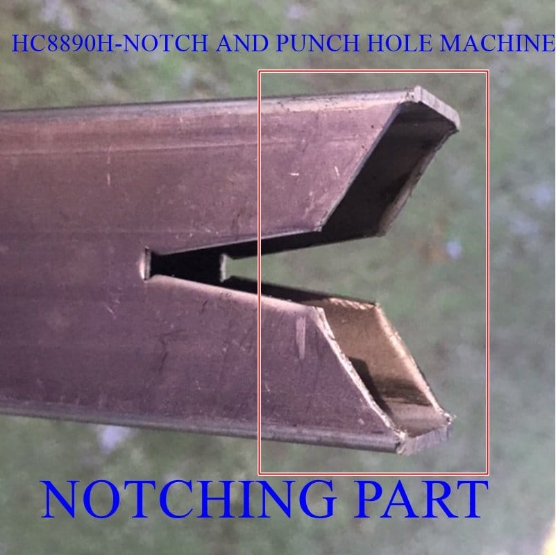 HC8890H-NOTCH AND PUNCH HOLE MACHINE