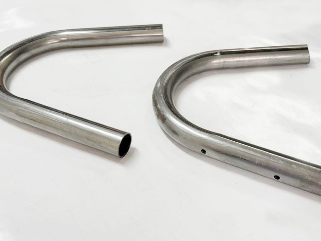 雙站式切弧+鑽孔專用機|U 型管端部斜角加工設備 6 HC8829F